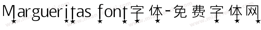 Margueritas font字体字体转换